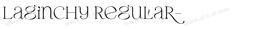 Laginchy Regular字体转换